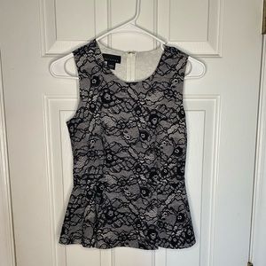 Black & White Metaphor Blouse